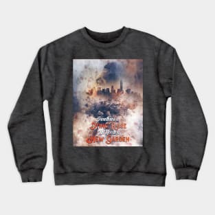 Derrick Rose Chicago to New York Garden Artwork Basketball Crewneck Sweatshirt